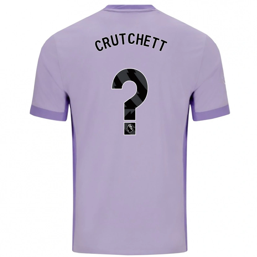 Danxen Mujer Camiseta Liam Crutchett #0 Morado Taro Blanco 2ª Equipación 2025/26 La Camisa