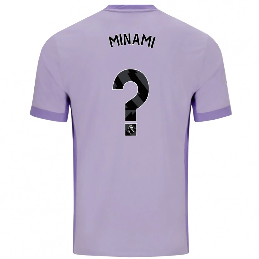 Danxen Mujer Camiseta Moeka Minami #0 Morado Taro Blanco 2ª Equipación 2025/26 La Camisa