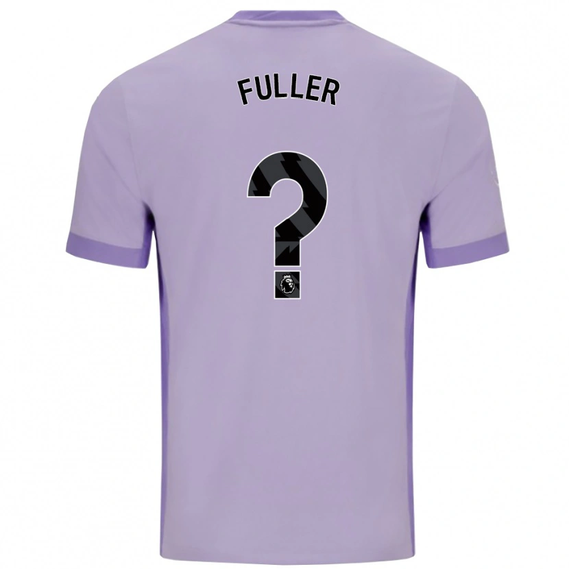Danxen Mujer Camiseta Jaydon Fuller #0 Morado Taro Blanco 2ª Equipación 2025/26 La Camisa