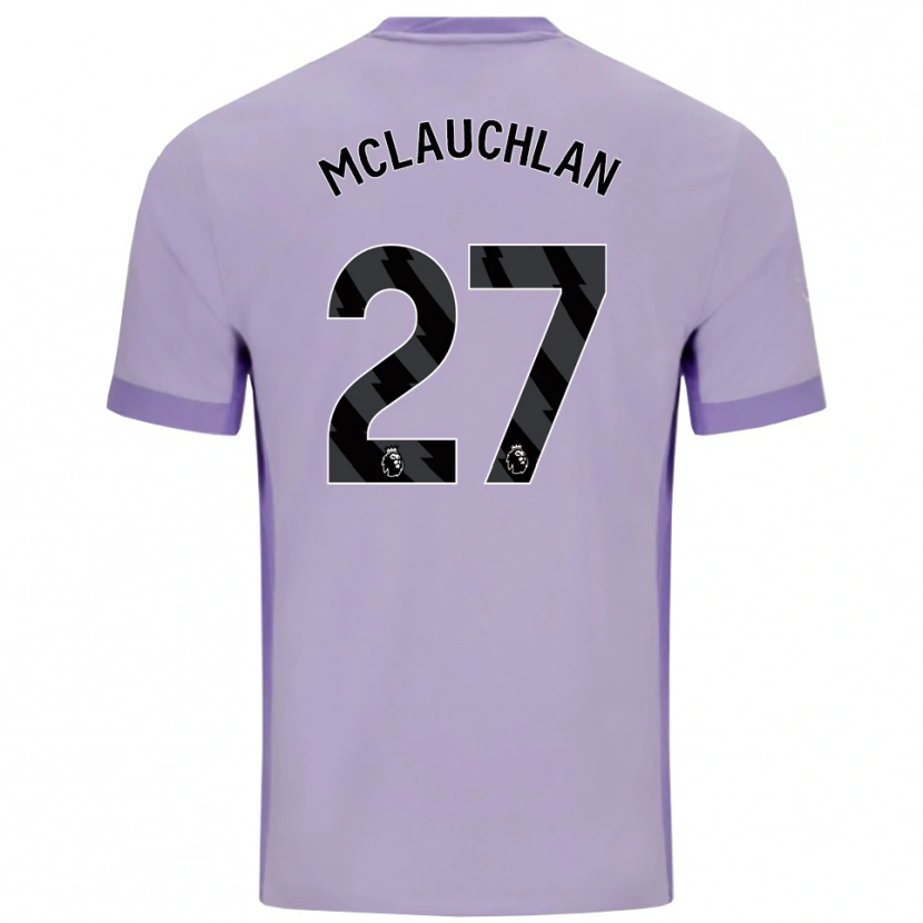 Danxen Mujer Camiseta Rachel Mclauchlan #27 Morado Taro Blanco 2ª Equipación 2025/26 La Camisa