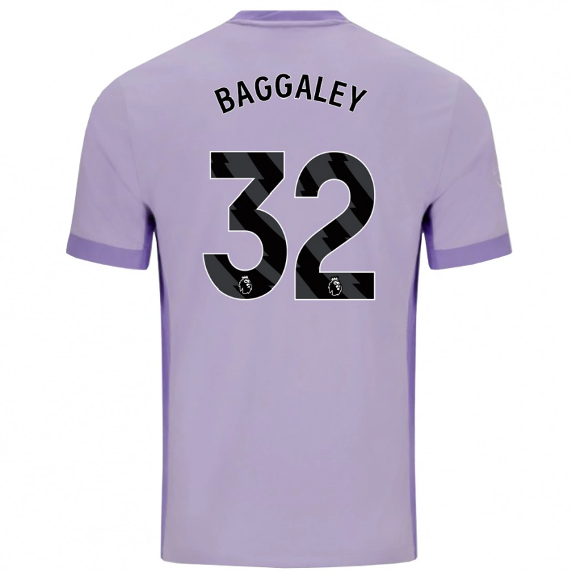 Danxen Mujer Camiseta Sophie Baggaley #32 Morado Taro Blanco 2ª Equipación 2025/26 La Camisa