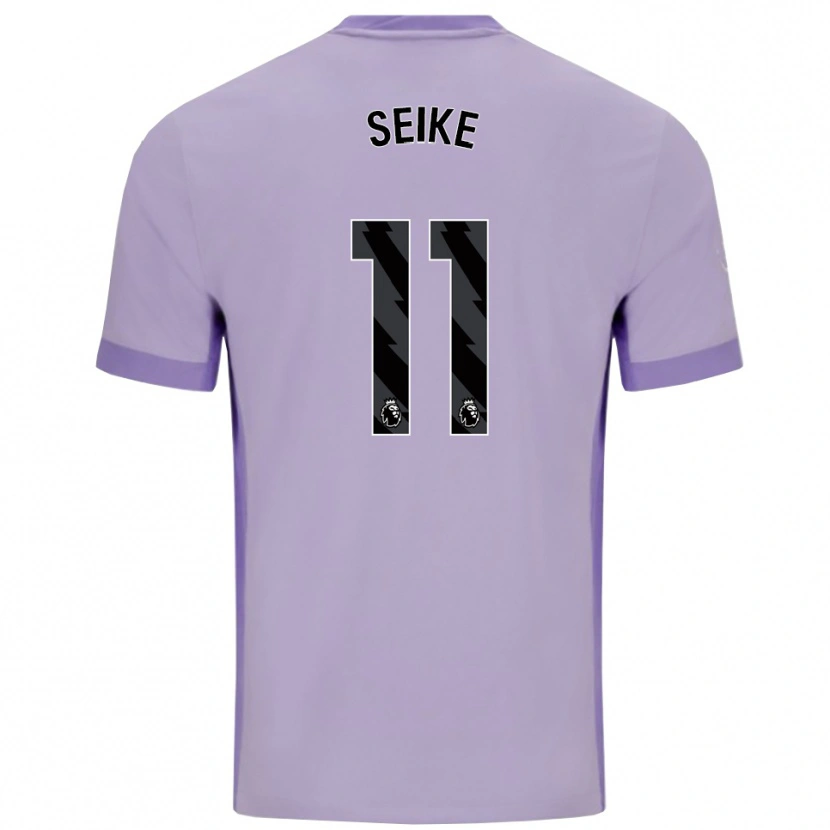 Danxen Mujer Camiseta Kiko Seike #11 Morado Taro Blanco 2ª Equipación 2025/26 La Camisa
