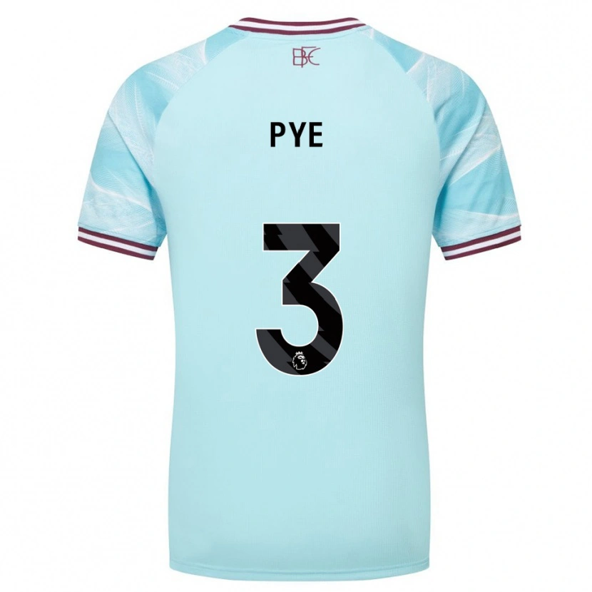 Danxen Mujer Camiseta Logan Pye #3 Celeste Borgoña 2ª Equipación 2025/26 La Camisa