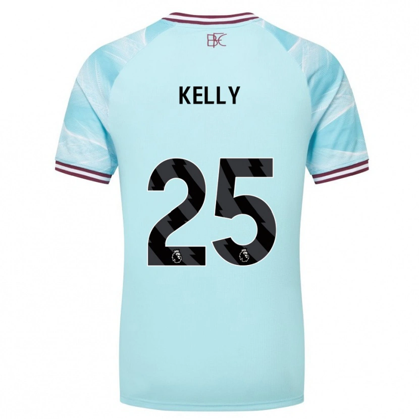 Danxen Mujer Camiseta Aimee Kelly #25 Celeste Borgoña 2ª Equipación 2025/26 La Camisa