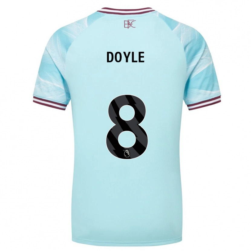 Danxen Mujer Camiseta Emma Doyle #8 Celeste Borgoña 2ª Equipación 2025/26 La Camisa