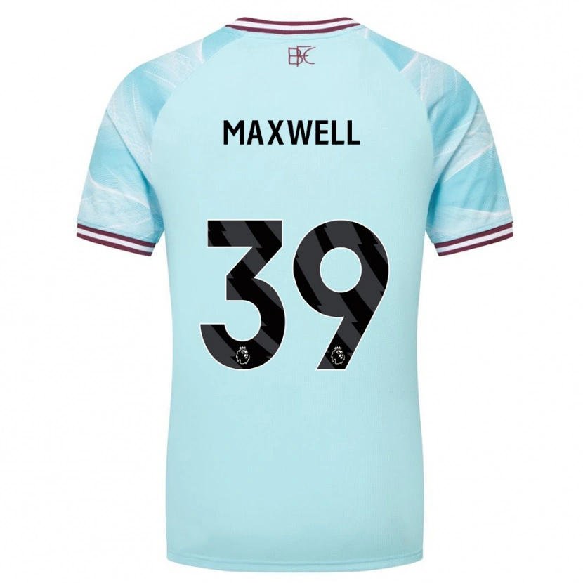 Danxen Mujer Camiseta Danielle Maxwell #39 Celeste Borgoña 2ª Equipación 2025/26 La Camisa
