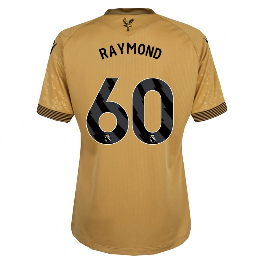 Danxen Mujer Camiseta Jadan Raymond #60 Oro Negro 2ª Equipación 2025/26 La Camisa