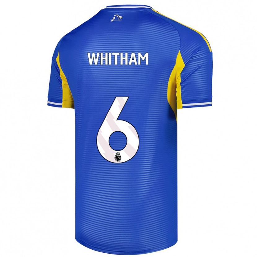 Danxen Mujer Camiseta Danielle Whitham #6 Azul Amarillo 2ª Equipación 2025/26 La Camisa