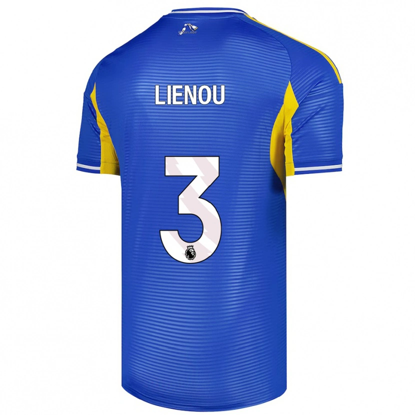 Danxen Mujer Camiseta Jayden Lienou #3 Azul Amarillo 2ª Equipación 2025/26 La Camisa