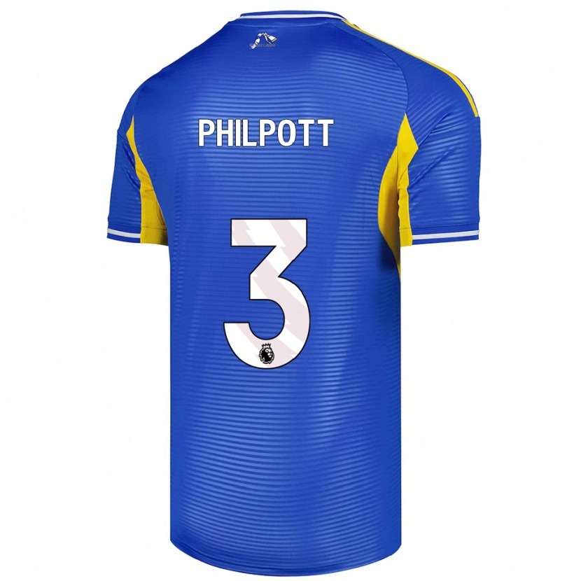 Danxen Mujer Camiseta Louie Philpott #3 Azul Amarillo 2ª Equipación 2025/26 La Camisa