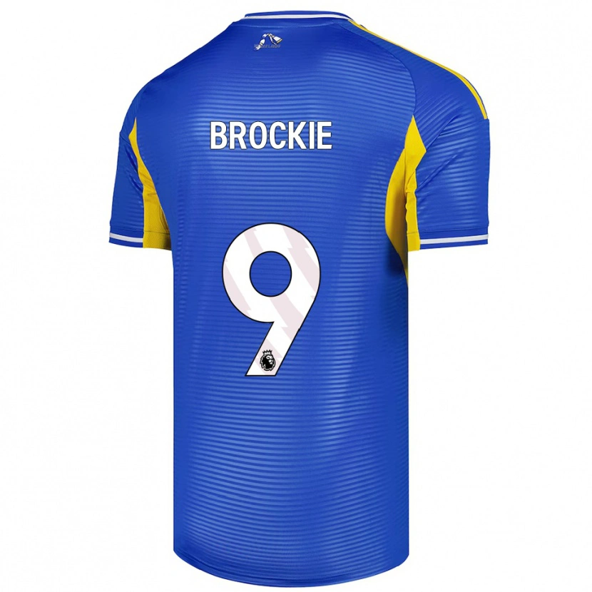 Danxen Mujer Camiseta Devon Brockie #9 Azul Amarillo 2ª Equipación 2025/26 La Camisa