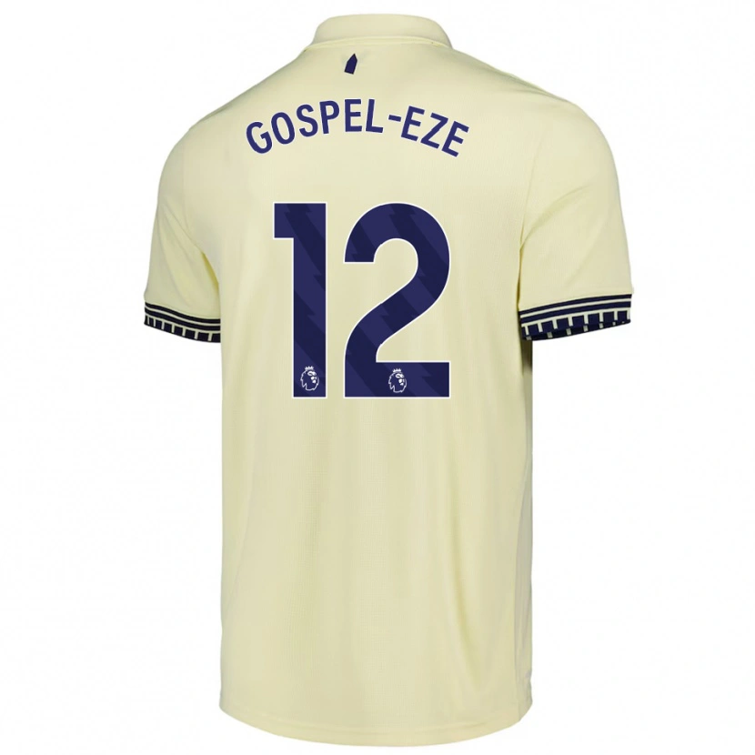 Danxen Mujer Camiseta Goodness Gospel-Eze #12 Blanco Roto Negro 2ª Equipación 2025/26 La Camisa