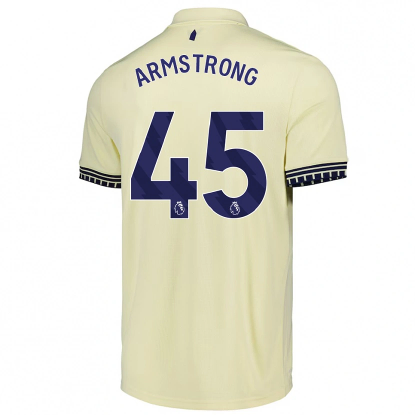 Danxen Mujer Camiseta Harrison Armstrong #45 Blanco Roto Negro 2ª Equipación 2025/26 La Camisa