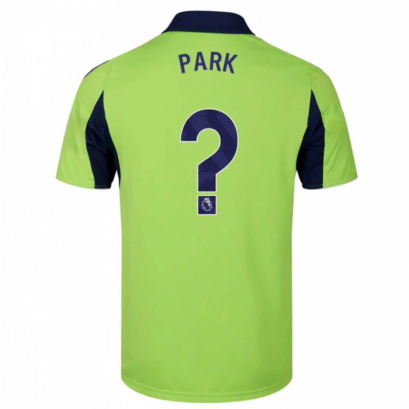 Danxen Mujer Camiseta Damon Park #0 Verde Marino Blanco 2ª Equipación 2025/26 La Camisa