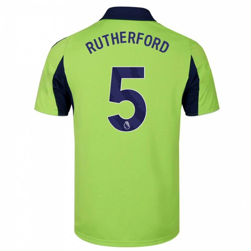 Danxen Mujer Camiseta Leeta Rutherford #5 Verde Marino Blanco 2ª Equipación 2025/26 La Camisa