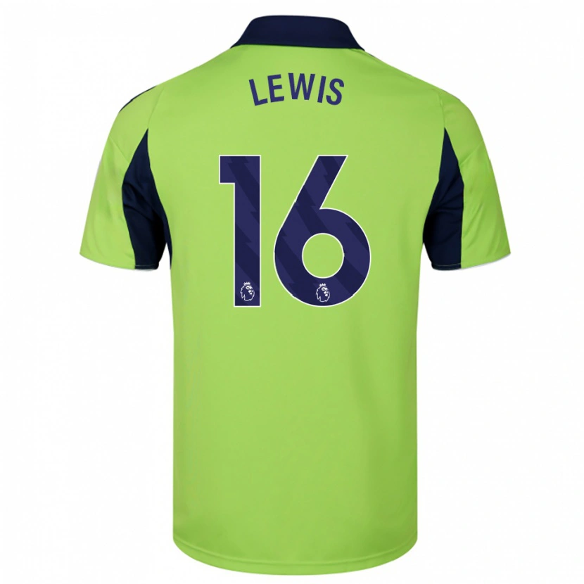 Danxen Mujer Camiseta Milla Lewis #16 Verde Marino Blanco 2ª Equipación 2025/26 La Camisa