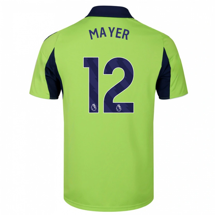 Danxen Mujer Camiseta Oliver Mayer #12 Verde Marino Blanco 2ª Equipación 2025/26 La Camisa