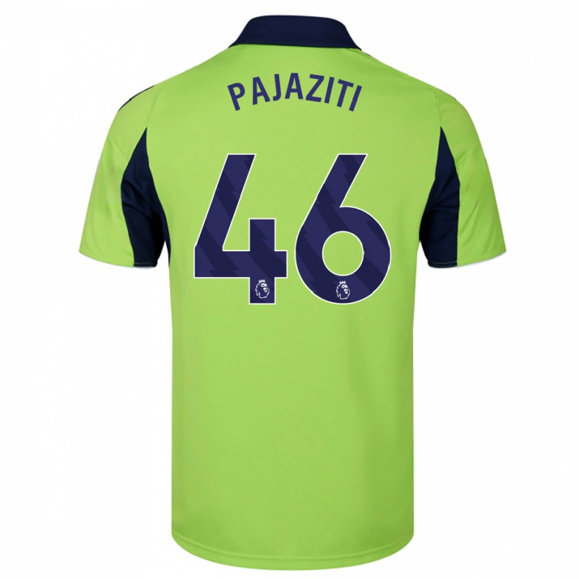 Danxen Mujer Camiseta Adrion Pajaziti #46 Verde Marino Blanco 2ª Equipación 2025/26 La Camisa
