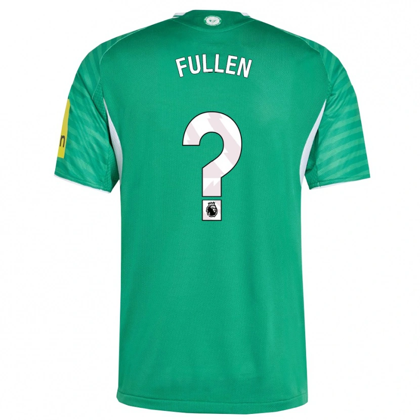 Danxen Mujer Camiseta Ethan Fullen #0 Verde Blanco 2ª Equipación 2025/26 La Camisa
