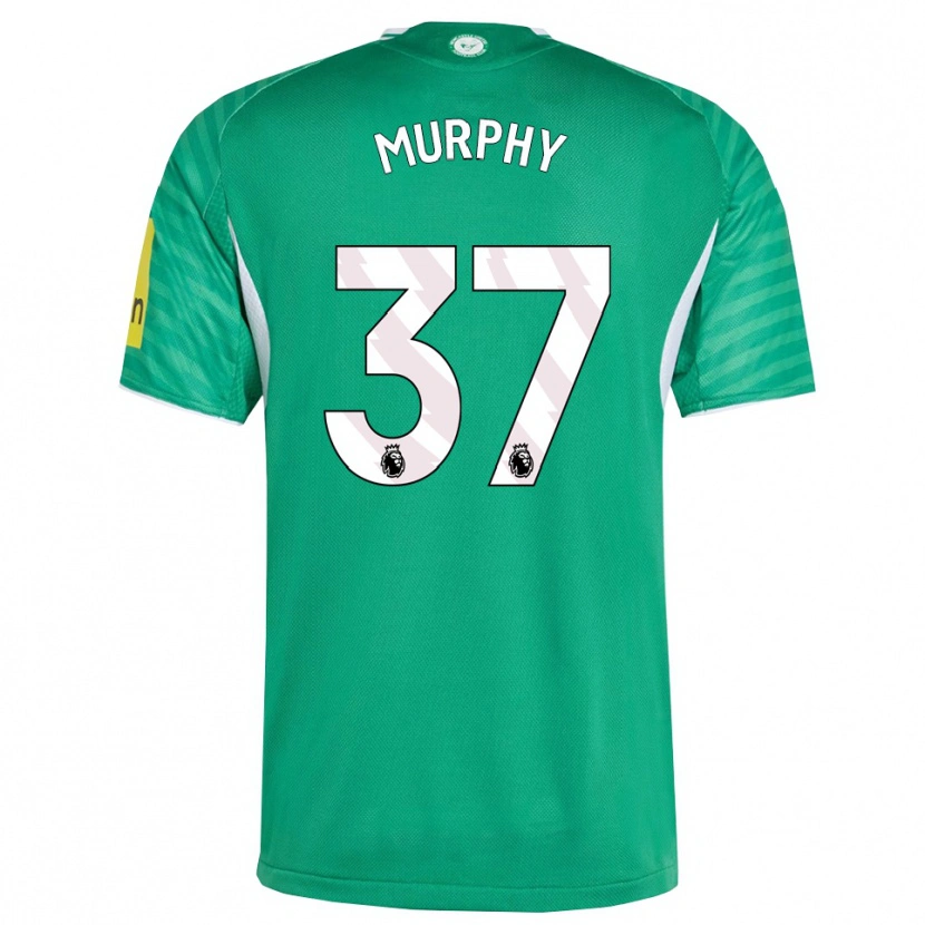 Danxen Mujer Camiseta Alex Murphy #37 Verde Blanco 2ª Equipación 2025/26 La Camisa