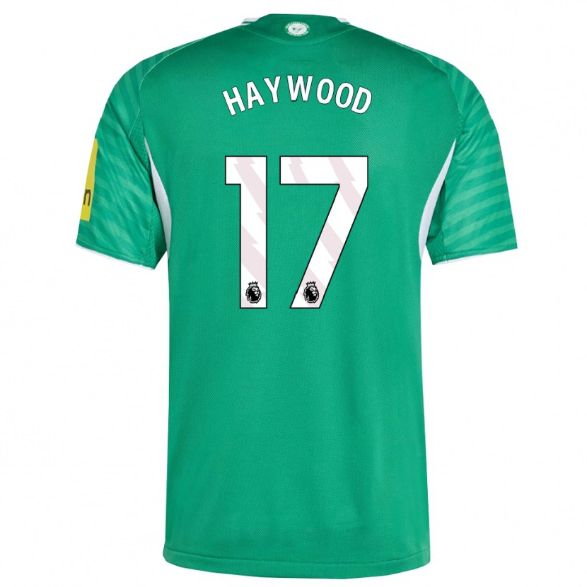 Danxen Mujer Camiseta Sophie Haywood #17 Verde Blanco 2ª Equipación 2025/26 La Camisa