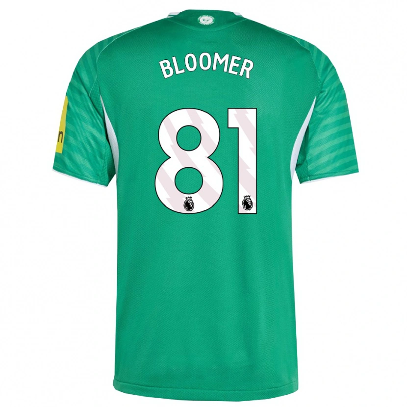 Danxen Mujer Camiseta Guy Bloomer #81 Verde Blanco 2ª Equipación 2025/26 La Camisa
