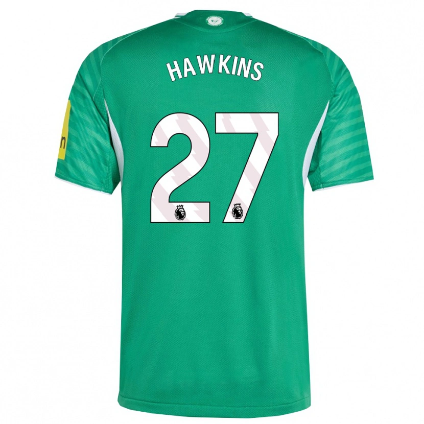 Danxen Mujer Camiseta Hannah Hawkins #27 Verde Blanco 2ª Equipación 2025/26 La Camisa