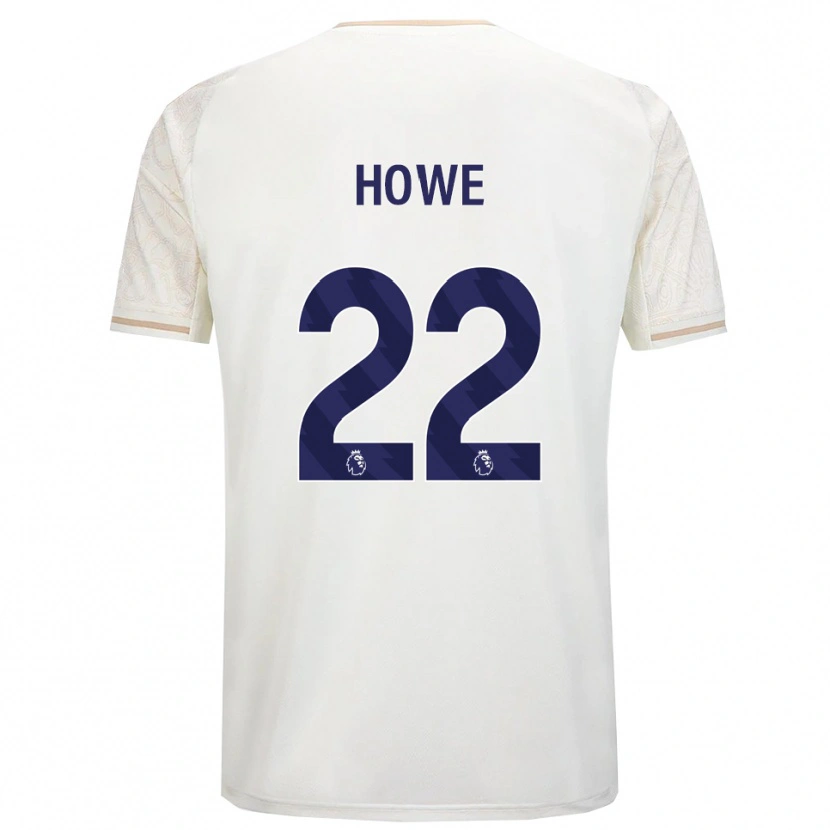 Danxen Mujer Camiseta Casey Howe #22 Blanco Roto Negro 2ª Equipación 2025/26 La Camisa