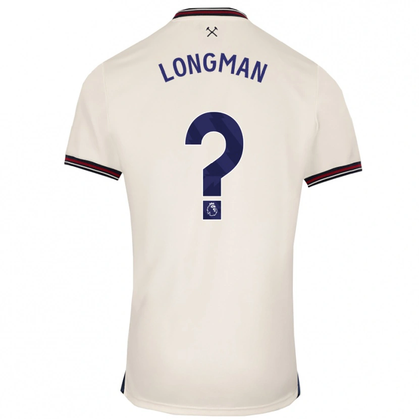 Danxen Mujer Camiseta Jude Longman #0 Blanco Roto 2ª Equipación 2025/26 La Camisa