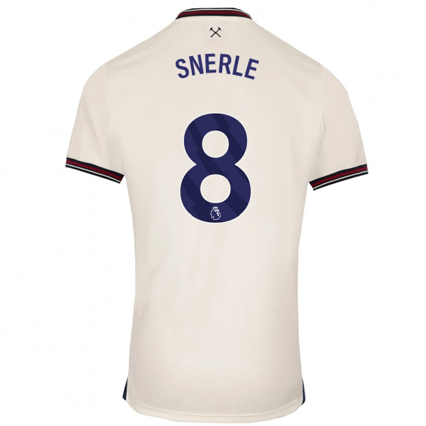 Danxen Mujer Camiseta Emma Snerle #8 Blanco Roto 2ª Equipación 2025/26 La Camisa