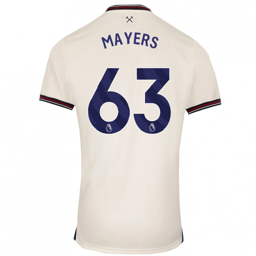 Danxen Mujer Camiseta Ezra Mayers #63 Blanco Roto 2ª Equipación 2025/26 La Camisa