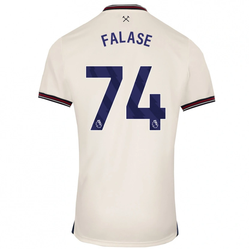 Danxen Mujer Camiseta Asher Falase #74 Blanco Roto 2ª Equipación 2025/26 La Camisa
