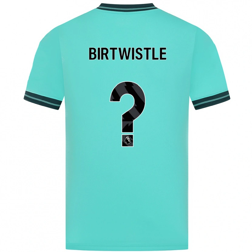 Danxen Mujer Camiseta Harry Birtwistle #0 Celeste Verde 2ª Equipación 2025/26 La Camisa