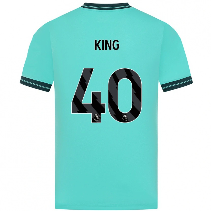 Danxen Mujer Camiseta Tom King #40 Celeste Verde 2ª Equipación 2025/26 La Camisa