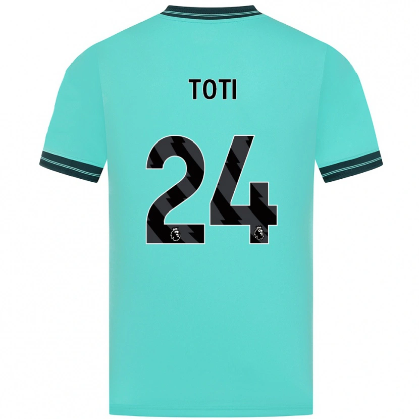 Danxen Mujer Camiseta Toti #24 Celeste Verde 2ª Equipación 2025/26 La Camisa