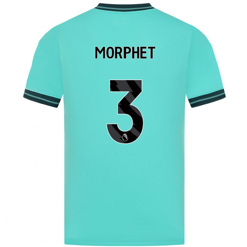 Danxen Mujer Camiseta Anna Morphet #3 Celeste Verde 2ª Equipación 2025/26 La Camisa