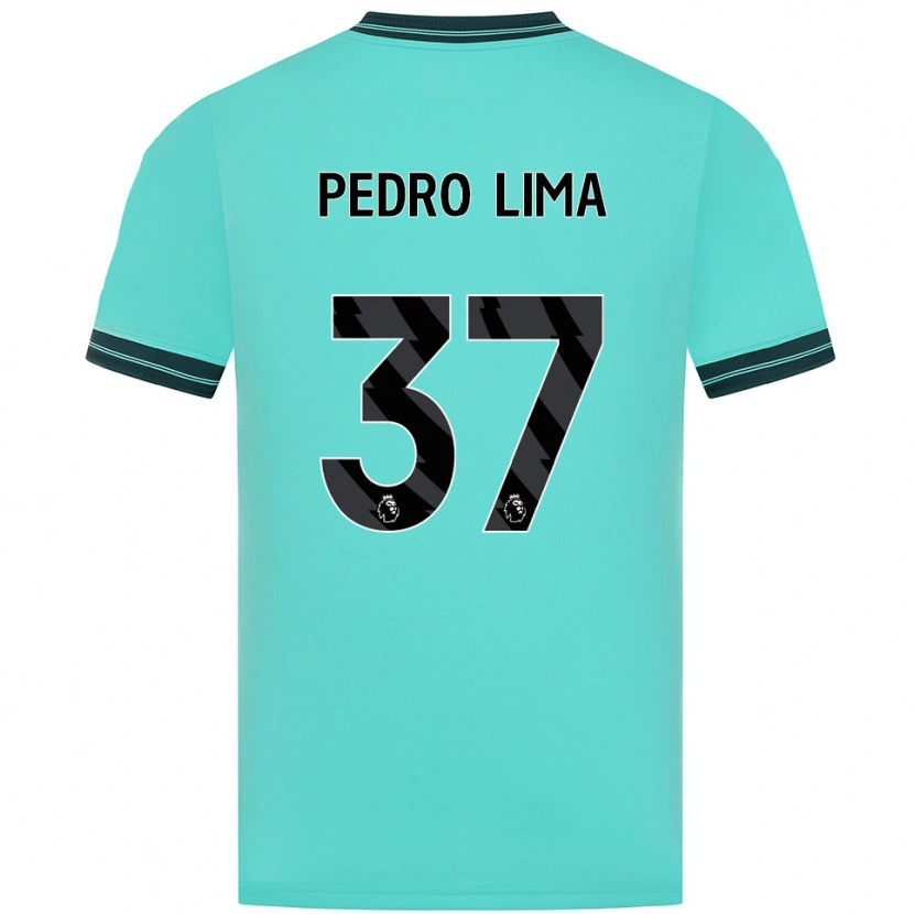 Danxen Mujer Camiseta Pedro Lima #37 Celeste Verde 2ª Equipación 2025/26 La Camisa