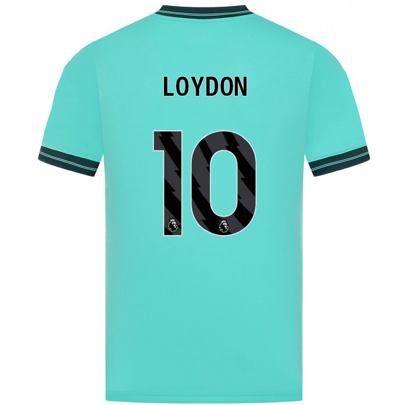 Danxen Mujer Camiseta Abi Loydon #10 Celeste Verde 2ª Equipación 2025/26 La Camisa