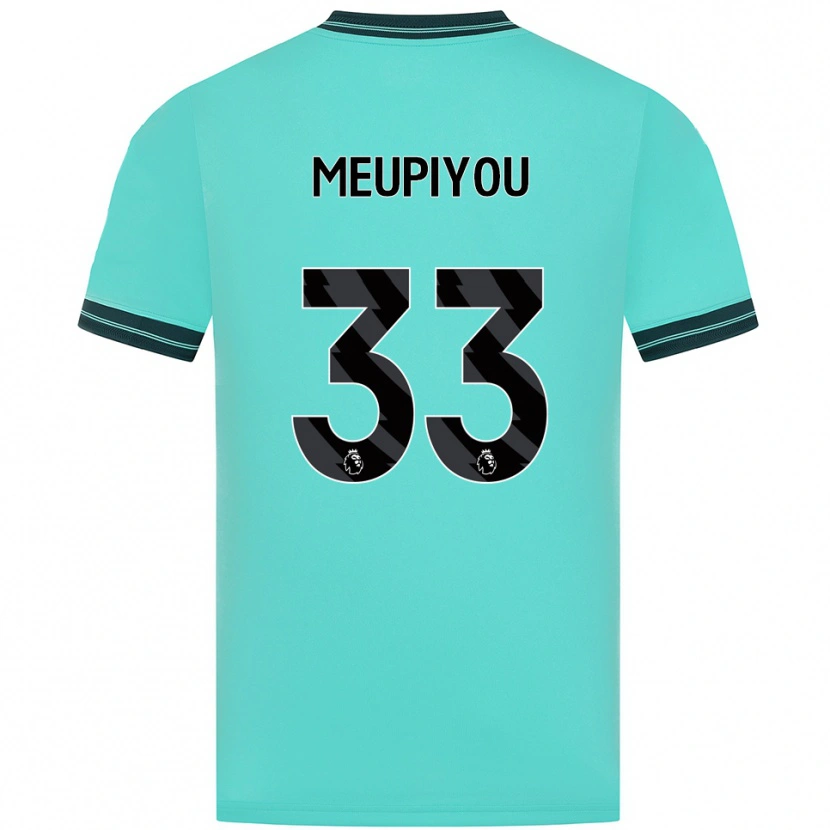 Danxen Mujer Camiseta Bastien Meupiyou #33 Celeste Verde 2ª Equipación 2025/26 La Camisa