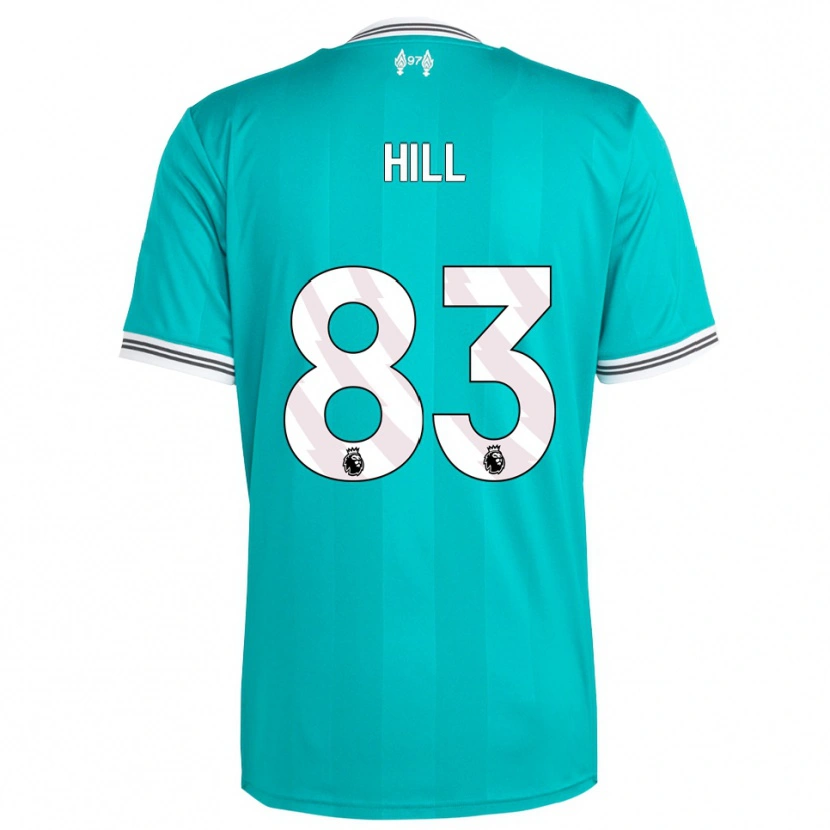 Danxen Mujer Camiseta Thomas Hill #83 Verde Blanco Equipación Tercera 2025/26 La Camisa