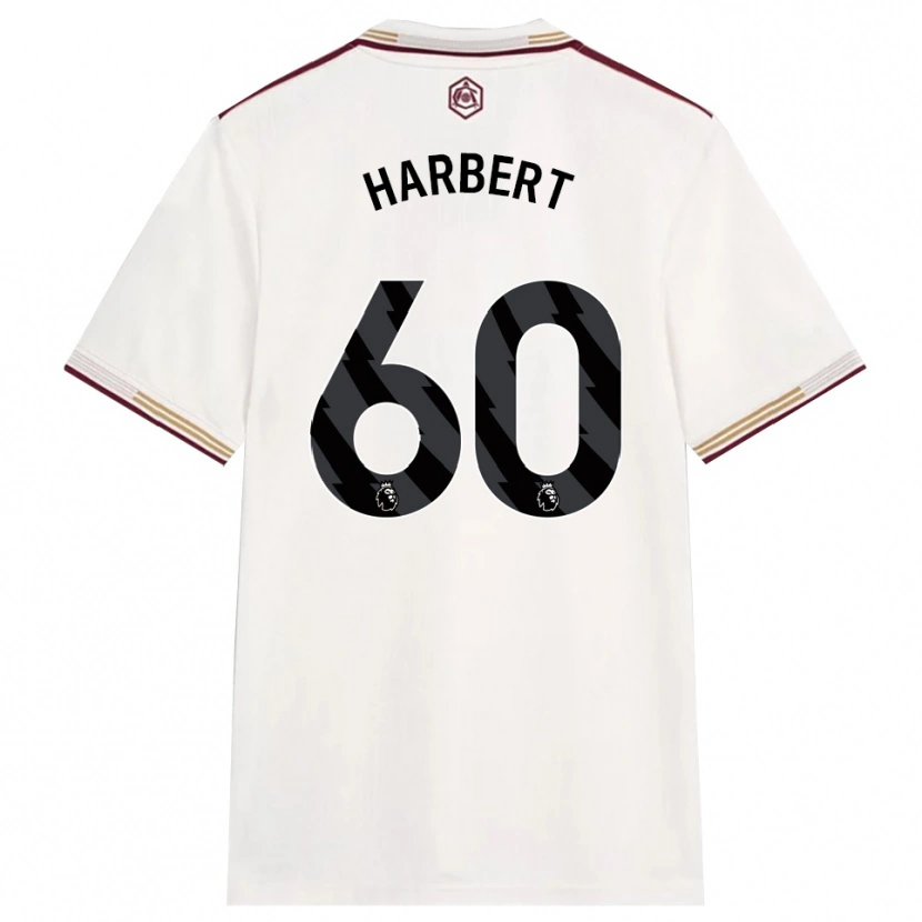 Danxen Mujer Camiseta Laila Harbert #60 Blanco Roto Borgoña Equipación Tercera 2025/26 La Camisa