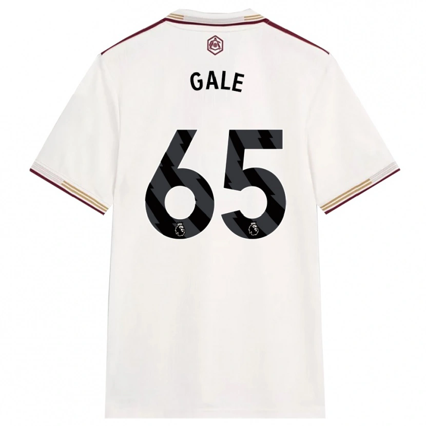 Danxen Mujer Camiseta Jessie Gale #65 Blanco Roto Borgoña Equipación Tercera 2025/26 La Camisa