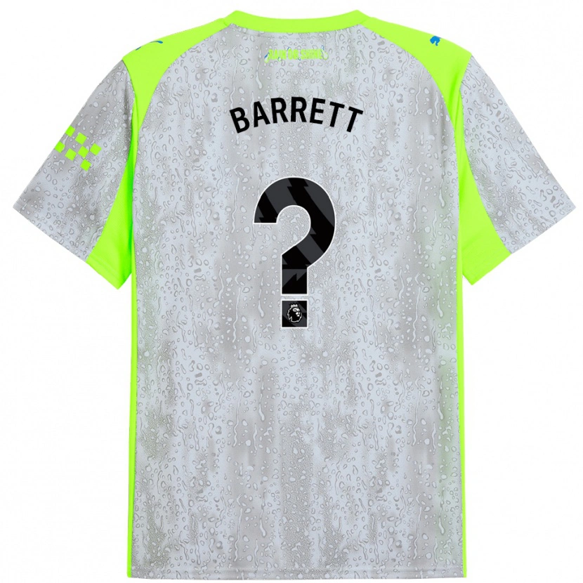 Danxen Mujer Camiseta Marlow Barrett #0 Gris Amarillo Equipación Tercera 2025/26 La Camisa