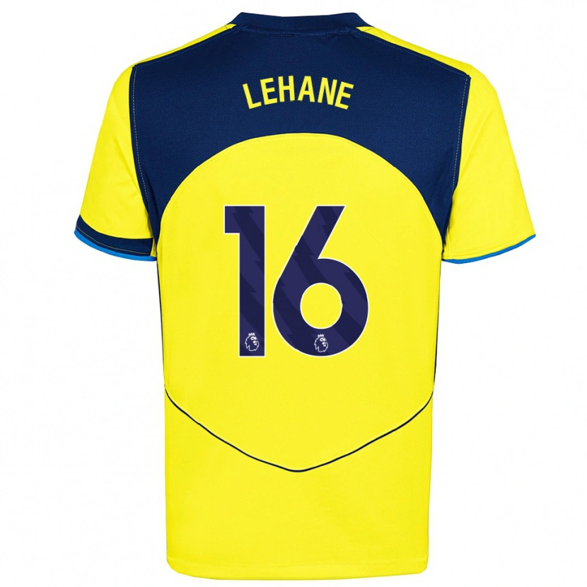 Danxen Mujer Camiseta Ellis Lehane #16 Amarillo Marino Equipación Tercera 2025/26 La Camisa