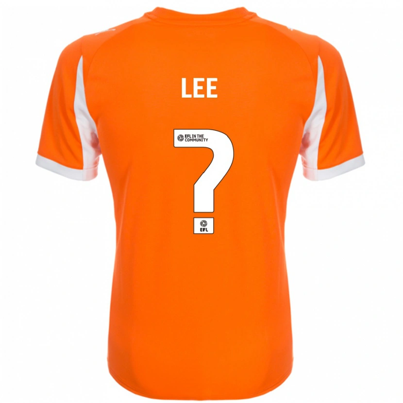 Danxen Niño Camiseta Samantha Lee #0 Naranja Blanco 1ª Equipación 2025/26 La Camisa
