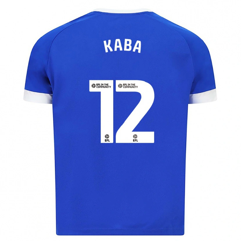 Danxen Niño Camiseta Sekou Kaba #12 Azul Blanco 1ª Equipación 2025/26 La Camisa