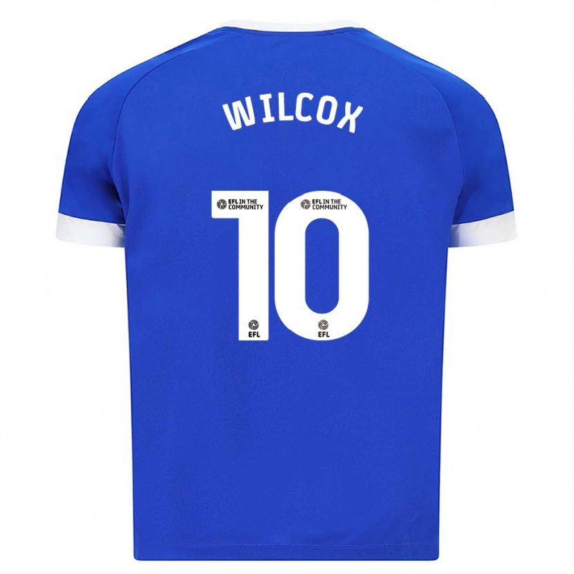 Danxen Niño Camiseta Danielle Wilcox #10 Azul Blanco 1ª Equipación 2025/26 La Camisa