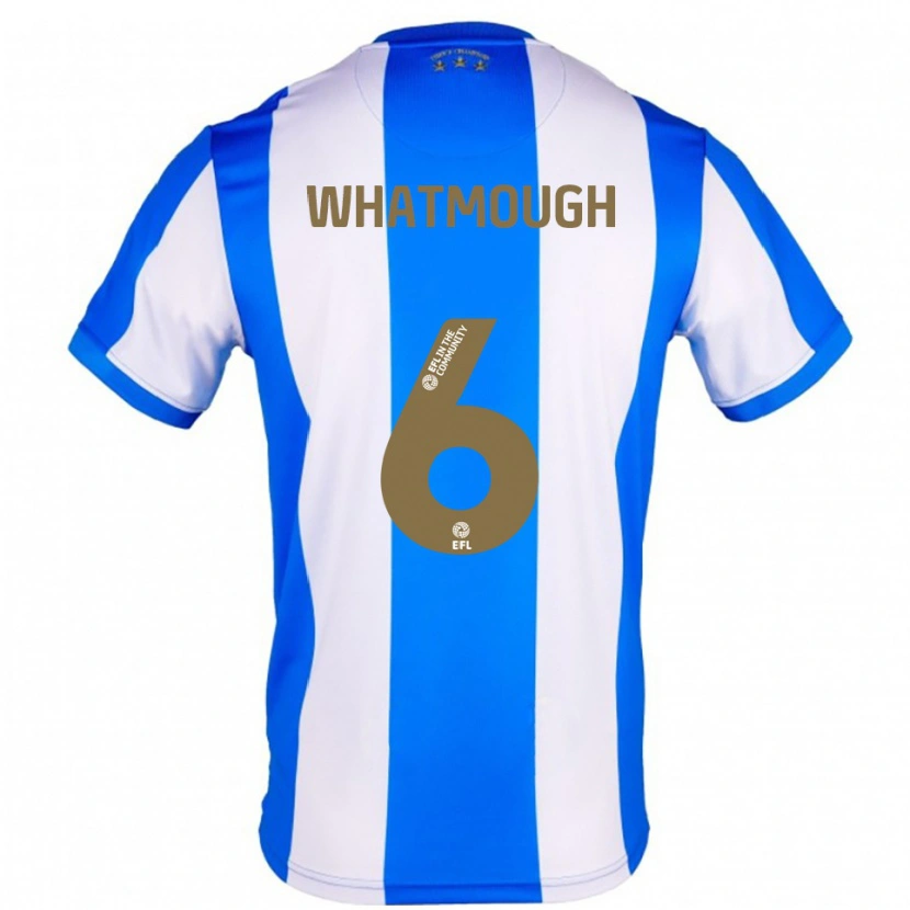 Danxen Niño Camiseta Jack Whatmough #6 Azul Blanco 1ª Equipación 2025/26 La Camisa