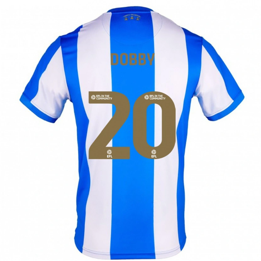 Danxen Niño Camiseta Sarah Dobby #20 Azul Blanco 1ª Equipación 2025/26 La Camisa