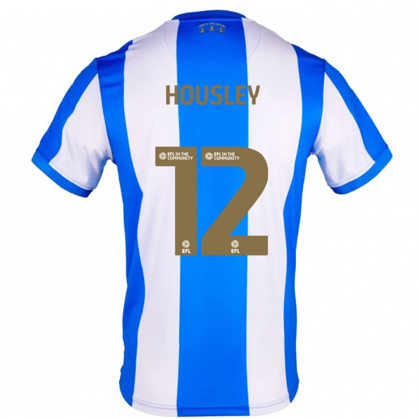 Danxen Niño Camiseta Autumn Housley #12 Azul Blanco 1ª Equipación 2025/26 La Camisa